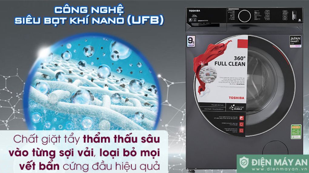 Máy Giặt Toshiba Inverter 9.5 Kg TW-BK105G4V(MG)